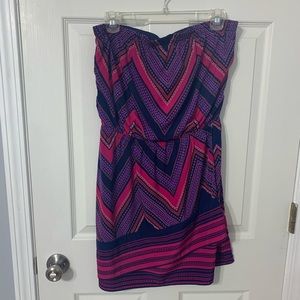 Express strapless dress